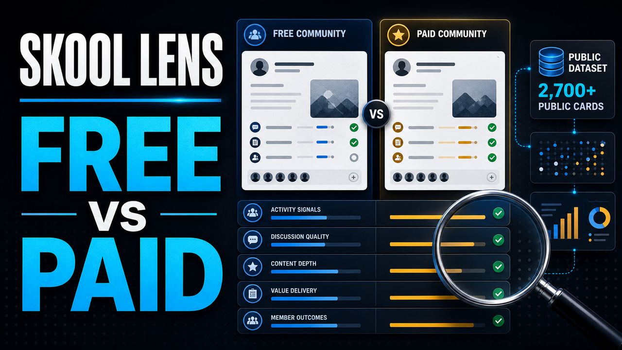 Thumbnail for Free vs paid Skool positioning signals to audit before launch